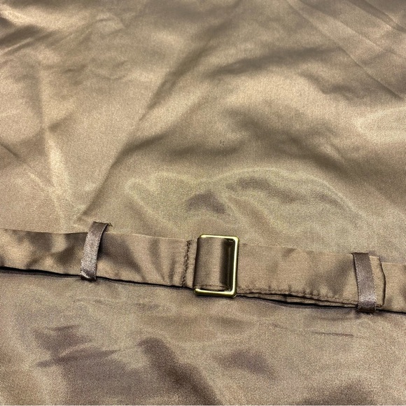 Eddie Bauer Men’s Brown Leather Vest LG Pockets Back Buckle Button Front - Picture 7 of 15